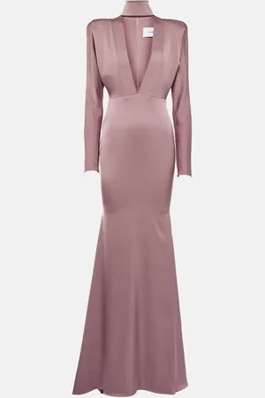 ALEX PERRY Satin crÃªpe gown