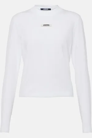 Jacquemus Le T-shirt Gros Grain Manches Longues top