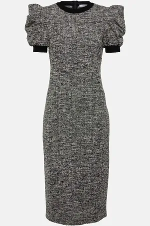 Max Mara Ieti cotton-blend midi dress