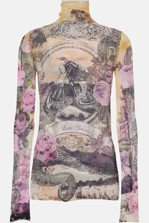 Acne Studios Printed turtleneck top