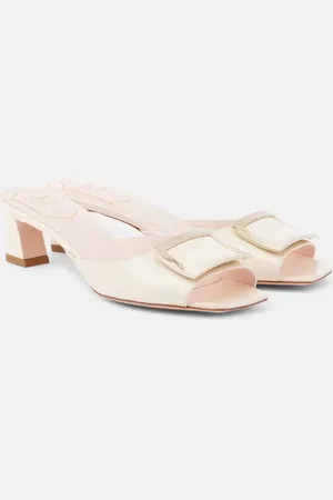 Roger Vivier Trompette 45 patent leather mules