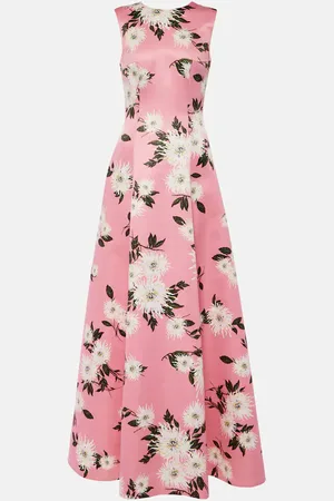 EMILIA WICKSTEAD Nodin floral taffeta gown