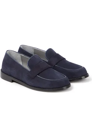 BONPOINT Moka suede loafers