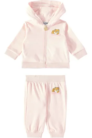 Moschino Baby printed cotton tracksuit