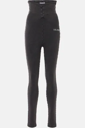The Attico High-rise cotton jersey leggings