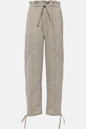 Ganni High-rise wide-leg pants