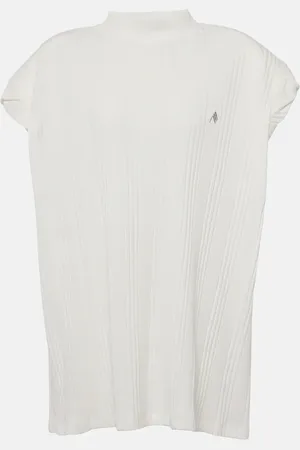 The Attico Laurie ribbed-knit cotton jersey top