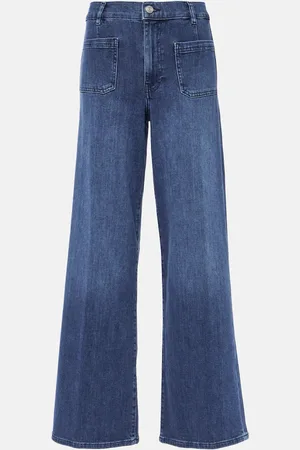 Frame Le Slim Palazzo high-rise wide-leg jeans