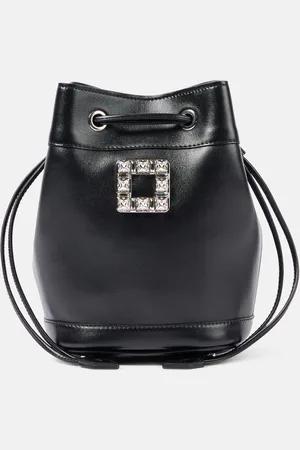Roger Vivier Tres Vivier leather bucket bag