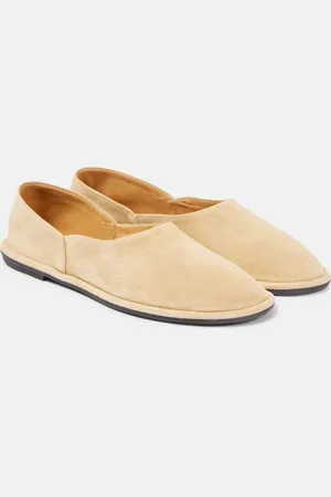 The Row Canal suede slip-on shoes
