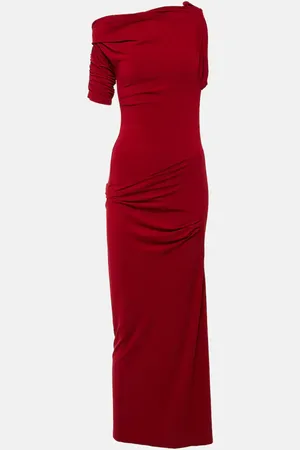 Jacquemus La Robe Drapeado draped maxi dress