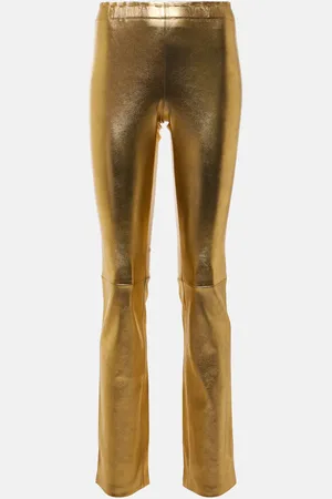 Stouls JP Long metallic leather slim pants