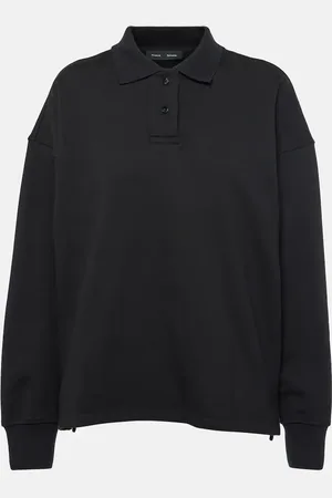 Proenza Schouler Brooks cotton terry jersey polo shirt