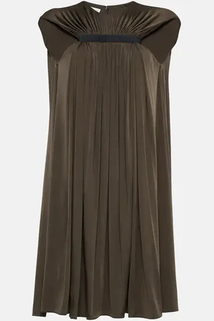 Alexander McQueen Gathered jersey minidress