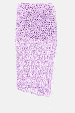 SUSAN FANG Beaded crochet midi skirt