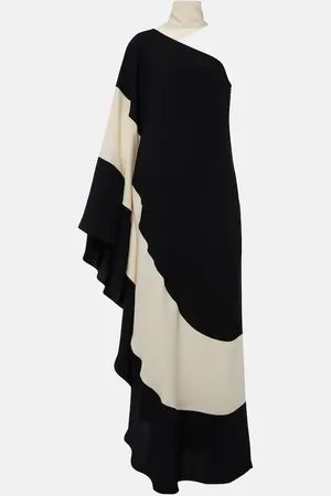 ‎Taller Marmo‎ Tirso scarf-detail intarsia cady gown