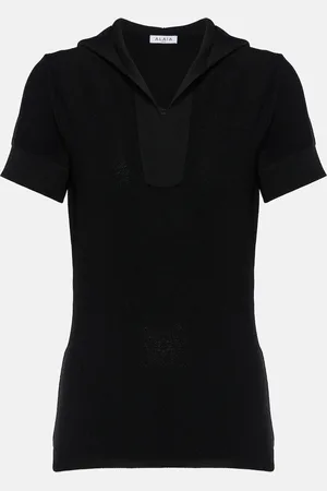 Alaïa AlaÃ¯a Cropped knit top