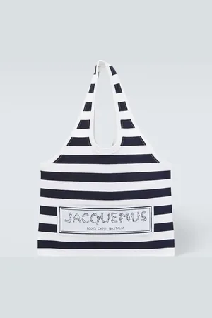 Jacquemus Marcel striped tote bag