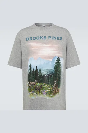 Loewe Printed cotton jersey T-shirt