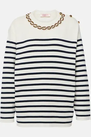 VALENTINO Embroidered cotton sweater
