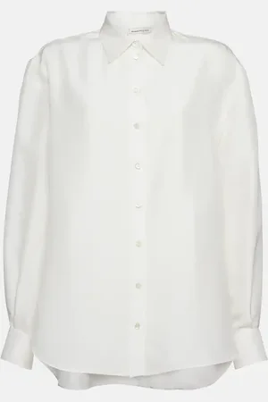 Alexander McQueen Oversized cotton shirt