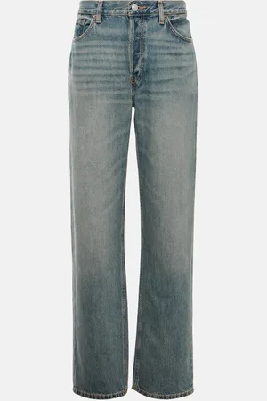 RE/DONE Low-rise wide-leg jeans