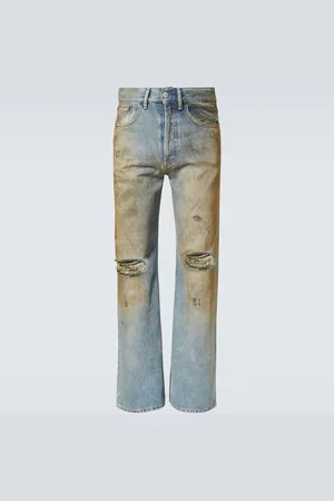 Acne Studios 2021M distressed wide-leg jeans