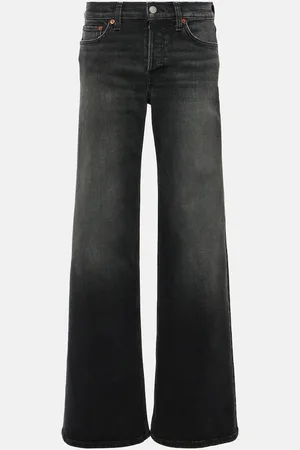 RE/DONE Mid-rise wide-leg jeans