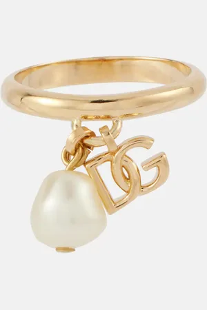Dolce & Gabbana Capri DG faux pearl-embellished ring