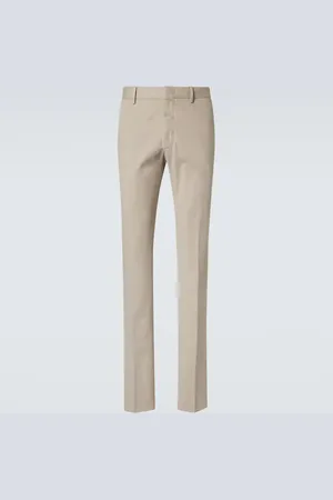 Ermenegildo Zegna Cotton-blend straight pants