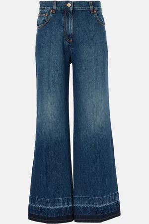 VALENTINO VGold high-rise flared jeans