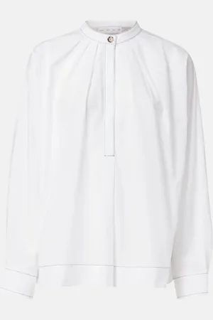 Proenza Schouler Label pleated cotton poplin shirt
