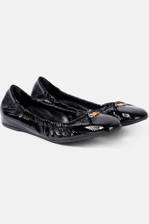 VALENTINO GARAVANI VLogo Signature patent leather ballet flats