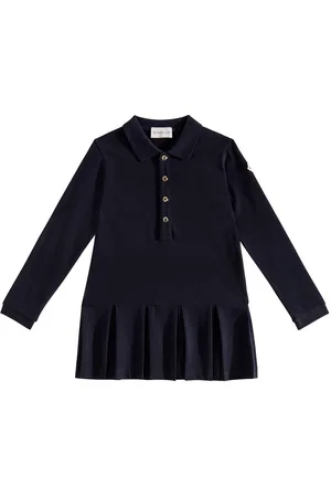 Moncler Cotton-blend piquet polo dress