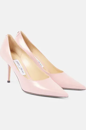 Jimmy Choo Love 85 logo leather pumps