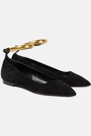 Isabel Marant Leanor embellished leather ballet flats