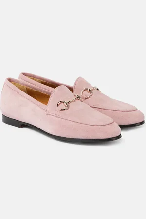 Gucci Jordaan Horsebit suede loafers