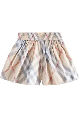 Burberry Burberry Check cotton poplin shorts