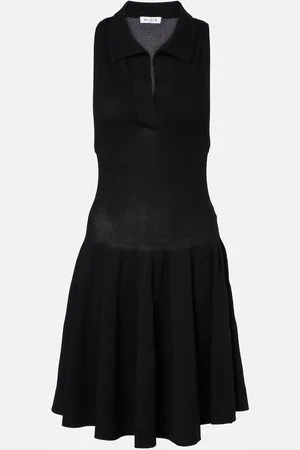 Alaïa AlaÃ¯a Piquet polo dress