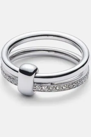 Pomellato Together 18kt white gold ring with diamonds