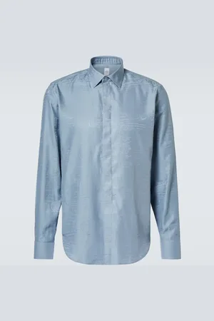 Berluti Scritto Andy silk and cotton shirt