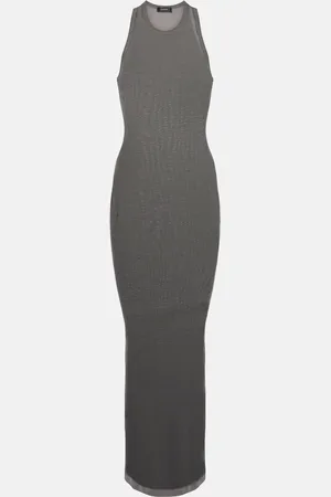 WARDROBE.NYC Cotton jersey maxi dress