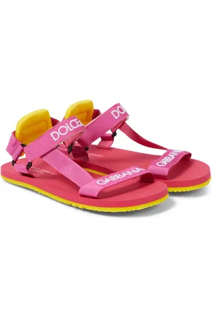 Dolce & Gabbana Logo embroidered grosgrain sandals