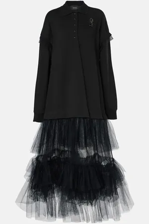 Simone Rocha Cotton jersey polo dress