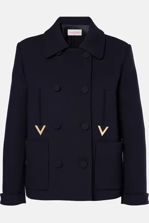 VALENTINO VGold wool-blend coat