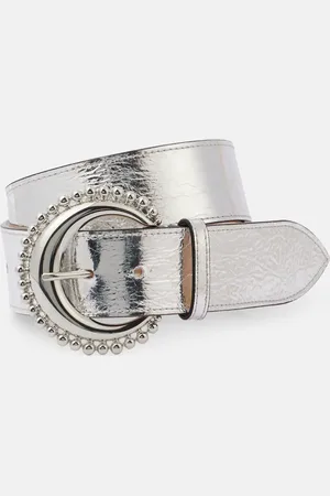 Isabel Marant Oran metallic leather belt