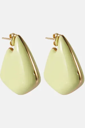 Bottega Veneta Fin Small 18kt gold-plated sterling silver earrings