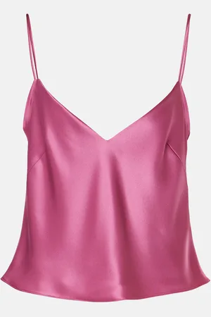 GALVAN Ischia satin camisole