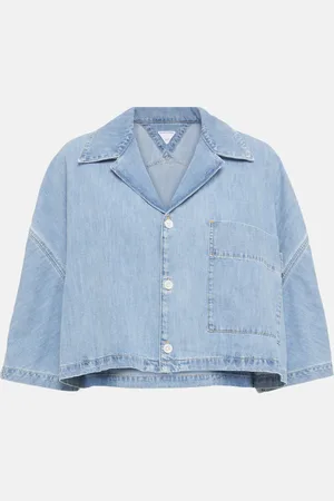 Bottega Veneta Cropped denim shirt