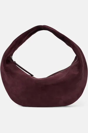 Khaite Olivia suede shoulder bag